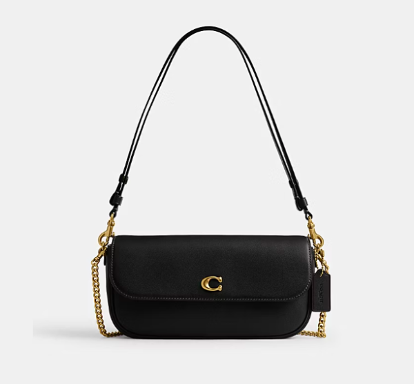 COACH BROOK FLAP CHAIN BAG