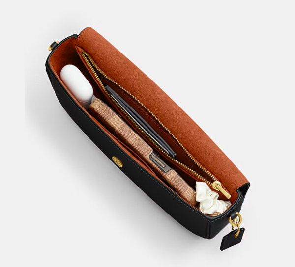 COACH BROOK FLAP CHAIN BAG