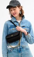 COACH BROOK FLAP CHAIN BAG