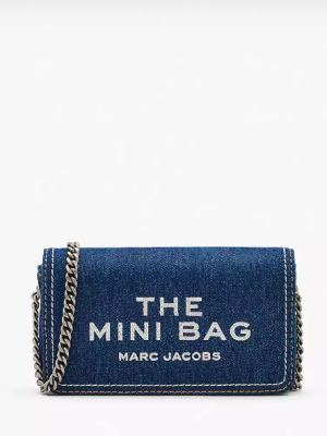 MARC JACOBS THE DENIM CHAIN MINI BAG