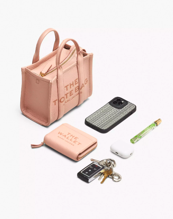 MARC JACOBS THE CRYSTAL DENIM CROSSBODY TOTE BAG