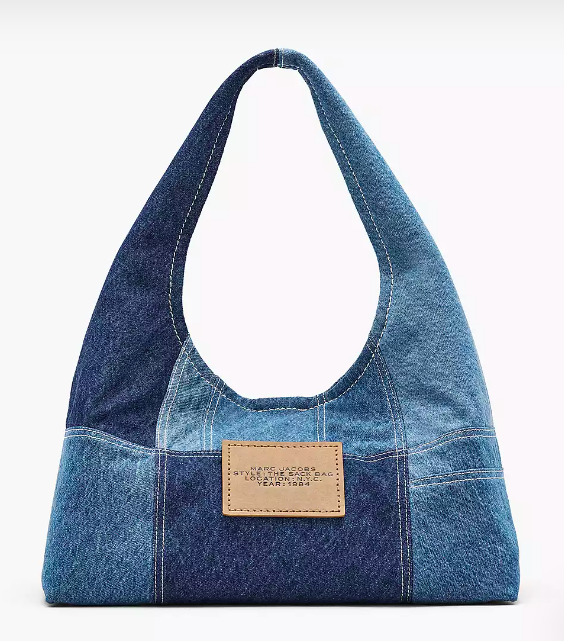 MARC JACOBS THE PATCHWORK DENIM SACK BAG