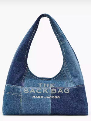 MARC JACOBS THE PATCHWORK DENIM SACK BAG