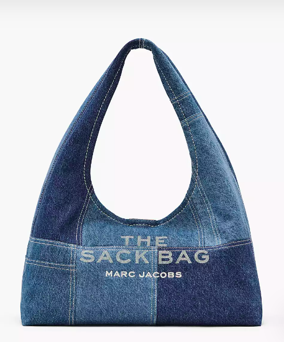 MARC JACOBS THE PATCHWORK DENIM SACK BAG