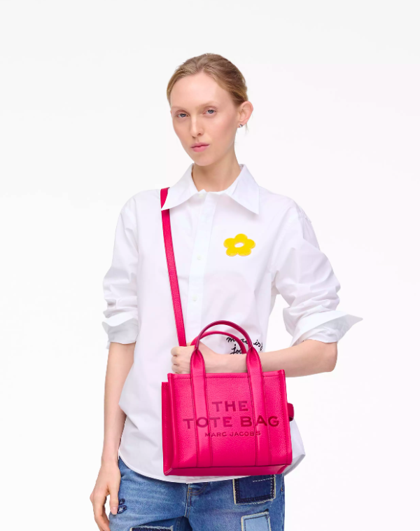 MARC JACOBS THE LEATHER SMALL TOTE BAG