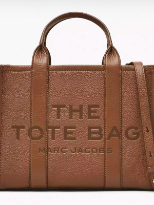 MARC JACOBS THE LEATHER MEDIUM TOTE BAG