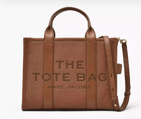 MARC JACOBS THE LEATHER MEDIUM TOTE BAG
